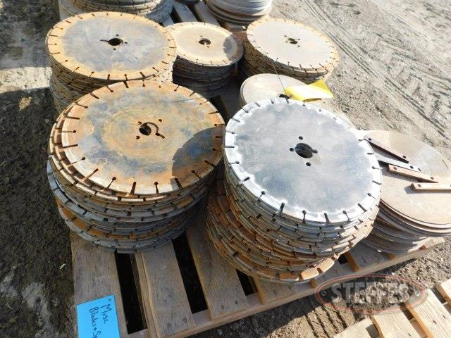 Pallet of misc. blades and spacers_1.jpg